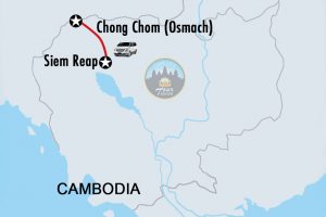 Private Taxi Transfer Siem Reap - Chong Chom (Osmach border) MAP